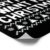 クリスマスに欲しいものは何でも持っている ポスター (角)