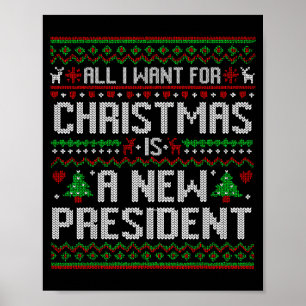 クリスマスに欲しいものは新しい大統領だけ 不細工なL ポスター