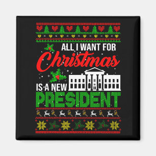 クリスマスに欲しいものは新しい大統領 Xmas S マグネット