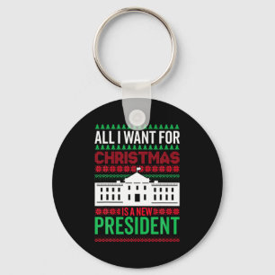 クリスマスに欲しいものは新しい大統領Xmas G キーホルダー