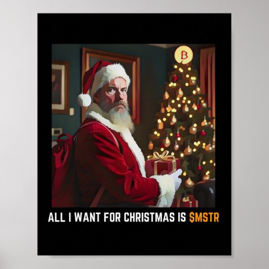 クリスマスに欲しいものは$mstr - Microstrategy ポスター (正面)