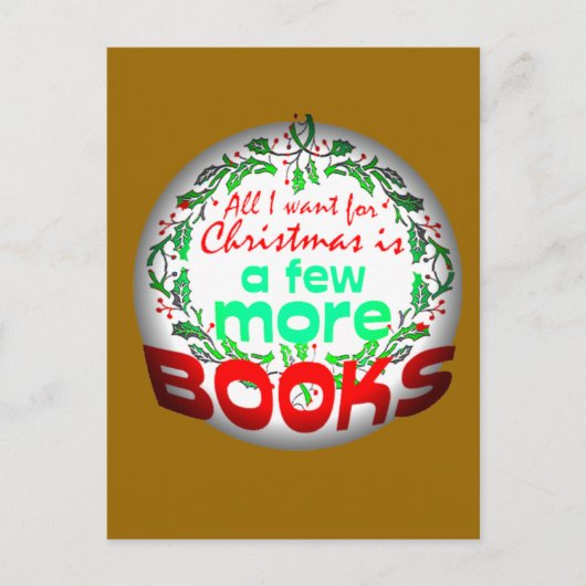 クリスマスに欲しいもの シーズンポストカード (正面)