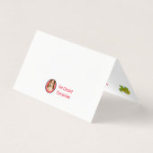 「クリスマスに欲しいもの」 – 折り畳みカード (裏面)