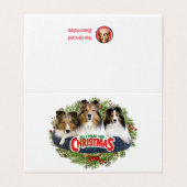 「クリスマスに欲しいもの」 – 折り畳みカード (外部フラット)