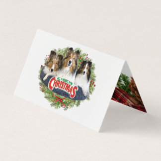 「クリスマスに欲しいもの」 – 折り畳みカード