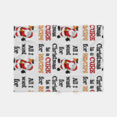 クリスマスに欲しいもの…RSD/CRPS フリースブランケット (正面(横))