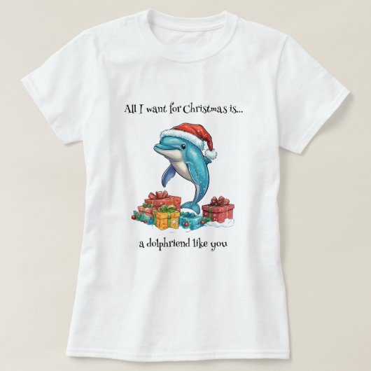 クリスマスに欲しいもの Tシャツ (デザイン正面)