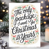 クリスマスに欲しい唯一の包気のあるそぶりをした装 シーズンカード