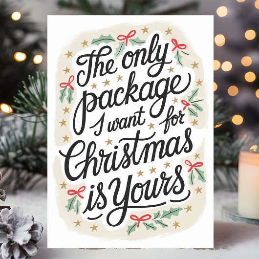 クリスマスに欲しい唯一の包気のあるそぶりをした装 シーズンカード