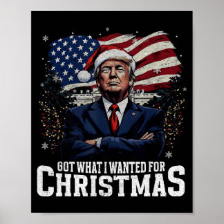 クリスマスに欲しかったもの トランプ 2024 Tシャツ ユニセックス ポスター