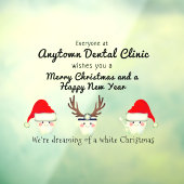 クリスマスに歯が生えたらうれしいドレス ウィンドウサイン (シート3)