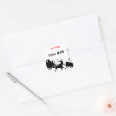 クリスマスに沿って歌う – キャロルとフェスティバルの喜び スクエアシール (封筒)