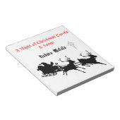 クリスマスに沿って歌う – キャロルとフェスティバルの喜び ノートパッド (アングル)