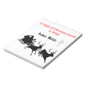 クリスマスに沿って歌う – キャロルとフェスティバルの喜び ノートパッド (回転)