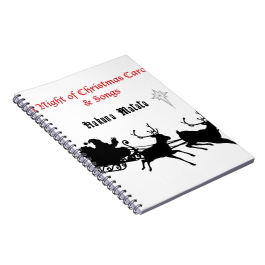 クリスマスに沿って歌う – キャロルとフェスティバルの喜び ノートブック (右側)
