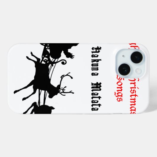 クリスマスに沿って歌う – キャロルとフェスティバルの喜び Case-Mate iPhoneケース (裏面 (横))