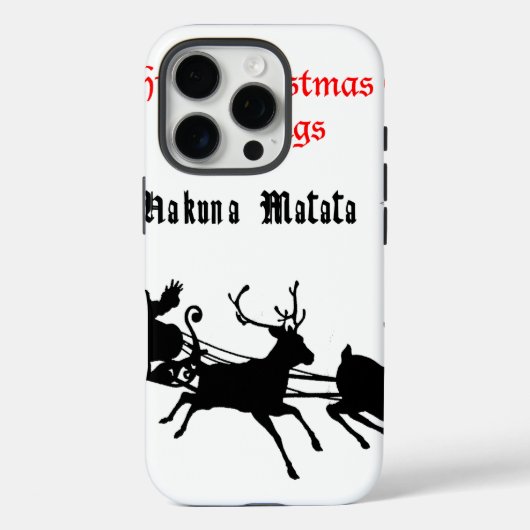 クリスマスに沿って歌う – キャロルとフェスティバルの喜び Case-Mate iPhoneケース (裏面)