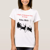 クリスマスに沿って歌う – キャロルとフェスティバルの喜び Tシャツ (正面)