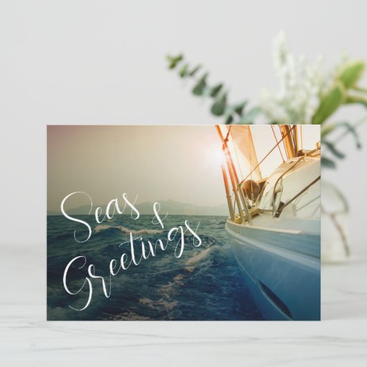 クリスマスに海と挨拶を シーズンカード (スタンド正面)