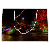 クリスマスに点灯させる ラージペーパーバッグ (正面)