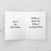 **クリスマスに特別な友だち** シーズンカード (内部)