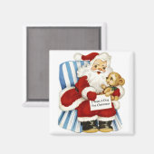 クリスマスに犬が欲しい ヴィンテージ マグネット (正面/裏面)