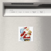 クリスマスに犬が欲しい ヴィンテージ マグネット (インサイチュ (食洗機))