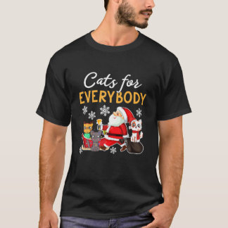 クリスマスに猫を Tシャツ