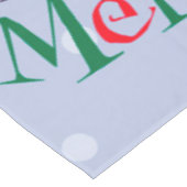 クリスマスに甘いフクロウ テーブルクロス (アングル)