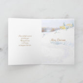 クリスマスに甥とその家族のために シーズンカード (内部)