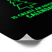 クリスマスに私が望むのはただ一つ、アドベントカレンダーを作ることだけ ポスター (角)