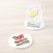 クリスマスに私が本当に欲しいものはもっとコーヒーだけ、面白いクリスマス コースター (側面)