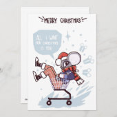 クリスマスに私が願うのはあなた シーズンカード (正面/裏面)