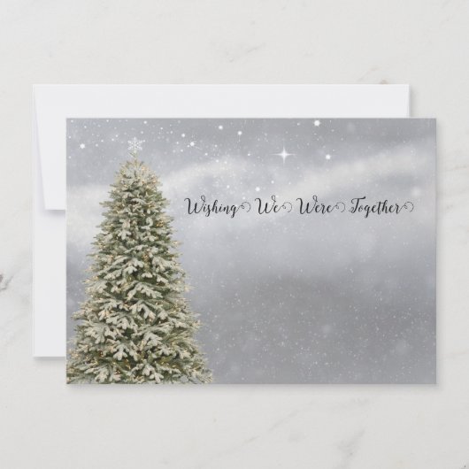 クリスマスに私たちが一緒にいることを願って シーズンカード (正面)