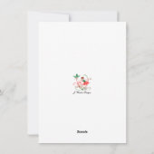 クリスマスに私たちが一緒にいることを願って シーズンカード (裏面)