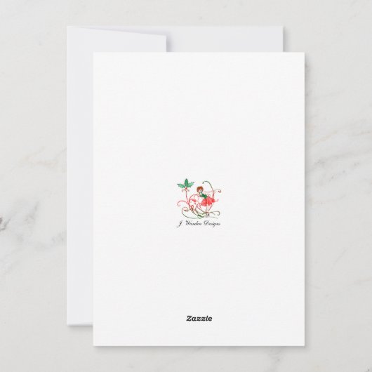 クリスマスに私たちが一緒にいることを願って シーズンカード (裏面)