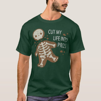 クリスマスに私の人生を切り刻おもしろいむ Tシャツ