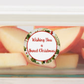 クリスマスに素敵なお土産ラベルをお願い ラベル (貼付)