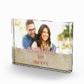 クリスマスに結婚して幸せいっぱい フォトブロック (右)