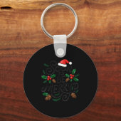 クリスマスに結婚予定の婚約者サンタ キーホルダー (正面)