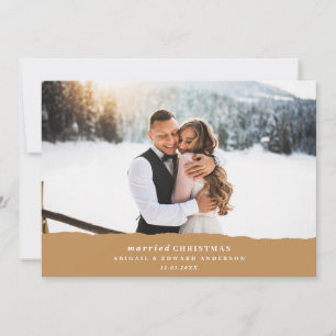 クリスマスに結婚　破れた紙の結婚発表