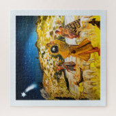 クリスマスに羊飼い ジグソーパズル (縦)