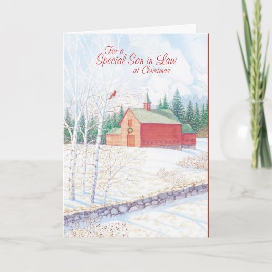 クリスマスに義理の息子として シーズンカード (正面)