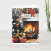 クリスマスに考えおめでとうございます カード (正面)