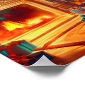 クリスマスに自宅 ポスター (角)