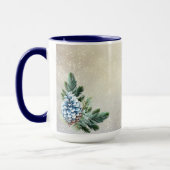 「クリスマスに良い知らせだ…」 コーヒー/ティーマグカップ マグカップ (左)