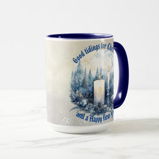 「クリスマスに良い知らせだ…」 コーヒー/ティーマグカップ マグカップ (正面右)