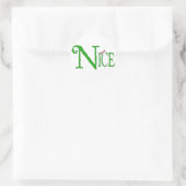 クリスマスに良い ラウンドシール (バッグ)