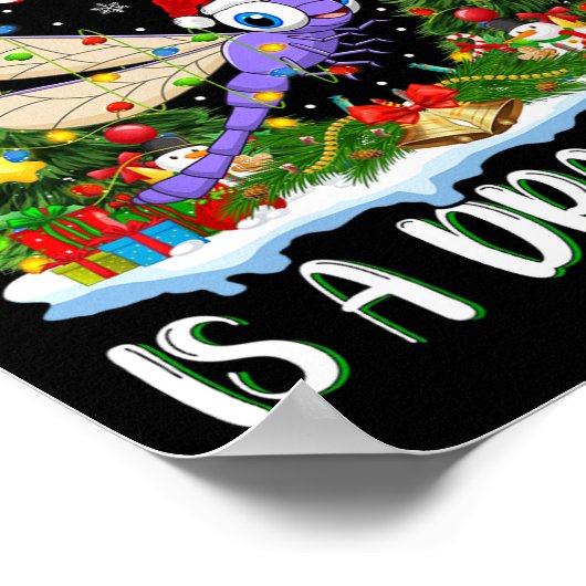 クリスマスに行きたいのはトンボのクリスマスツリーだ ポスター (角)