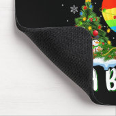 クリスマスに訪れたいのは気球のクリスマスツリー マウスパッド (コーナー)